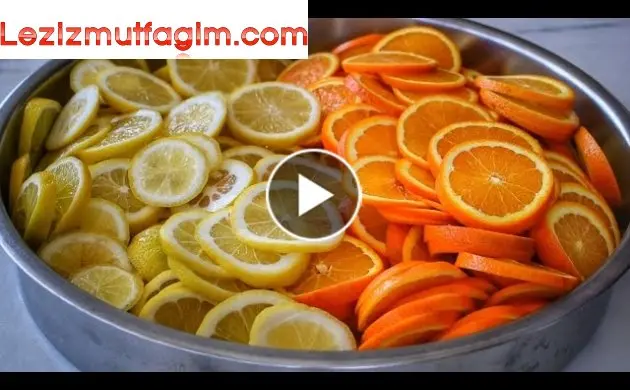 Ramazan Geldi Çattı Şimdi Tam Zamanı Limon Ve Portakalları Buzluğa Atalım / Şahane Bir Limonata
