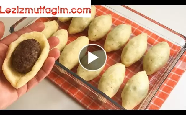 Hiç Görmediğiniz Çok Değişik Patatesli Köfte Tarifi Patates Bombası