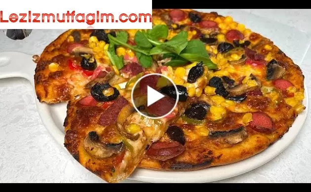 Abartmıyorum Incecik Hamuru Ile Tüm Zamanların En Iyi Pizza Tarifi #Pizzatarifi