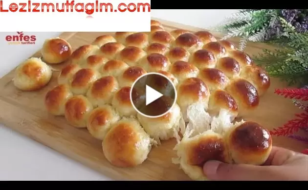 Yoğurmasiz Bağimlisi Olacaksiniz En Yumuşak Kabarcik Ekmek Süper Kabarik- Kahvaltılık Tarif