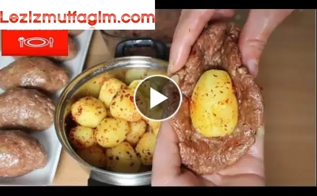 Hıc Görmedıgınız Cok Farklı Degısık Patateslı Köfte Tarıfı Patates Bombası Lezzetlı Efsane Anayemek
