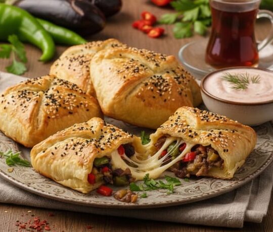 Patlıcanlı Bohça Börek Tarifi