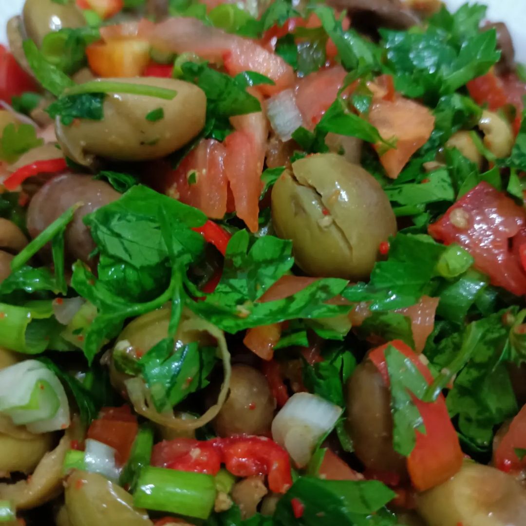 Yeşil Zeytin Piyazı Tarifi