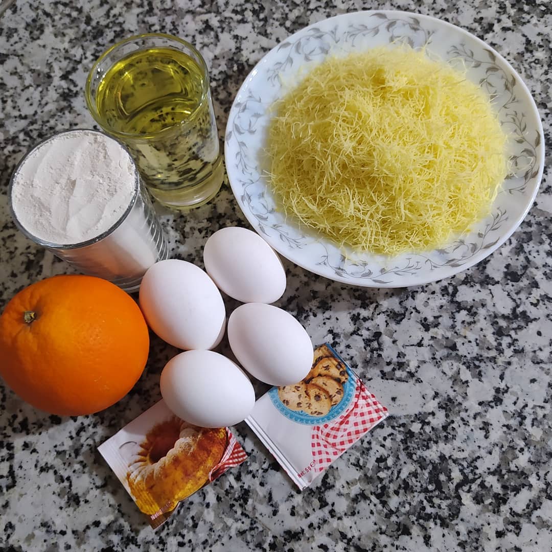 Portakallı, Kadayıflı Revani Tarifi