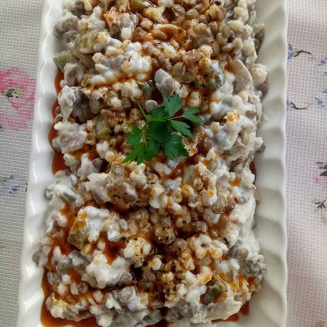 Tavuklu Mercimek Salatası Tarifi