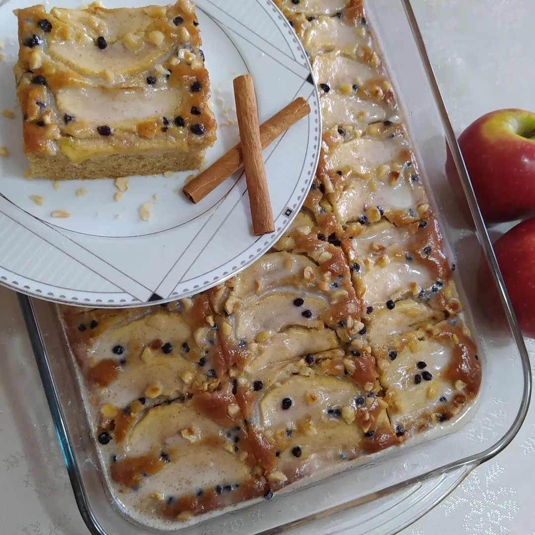 Elmalı Soslu Kek Tarifi