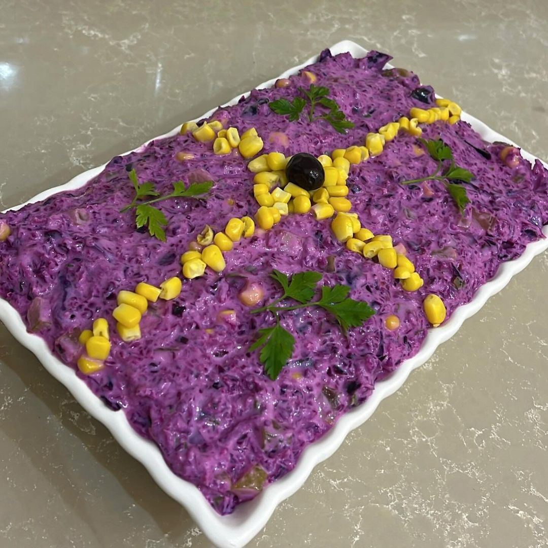 Mor Lahana Salatası Tarifi