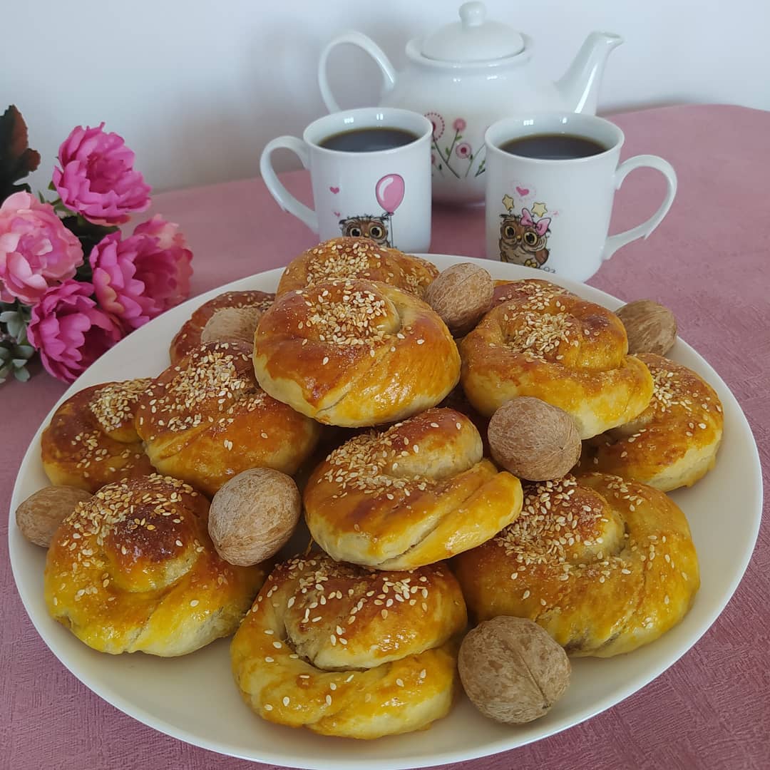 Tahinli Cevizli Çörek Tarifi