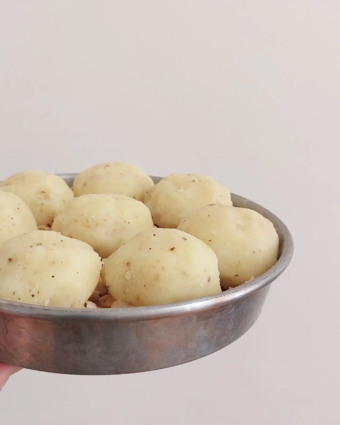 Tavuklu,Beşamelli Patates Topları Tarifi