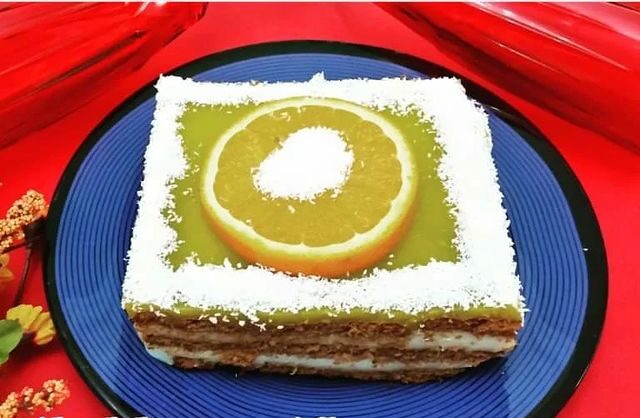 Portakallı Bisküvili Pasta Tarifi
