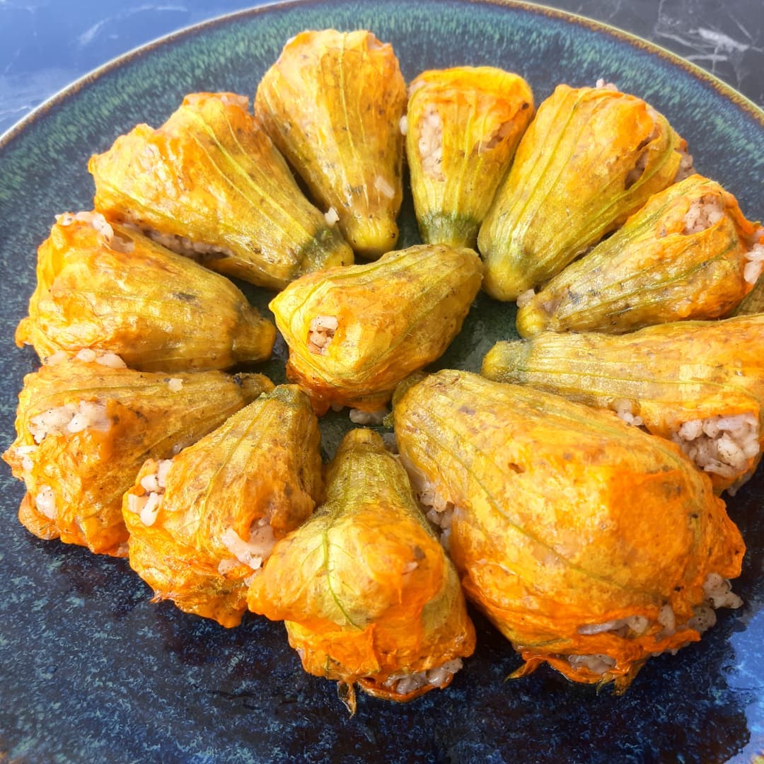 Kabak Çiçeği Dolması Tarifi