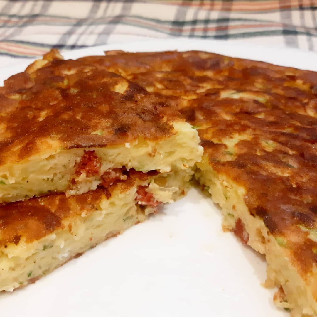 Kabaklı Patatesli Omlet Tarifi