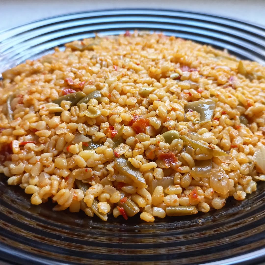 Taze Fasulyeli Bulgur Pilavı Tarifi