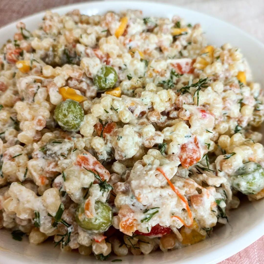 Yoğurtlu Kuskus Salatası Tarifi