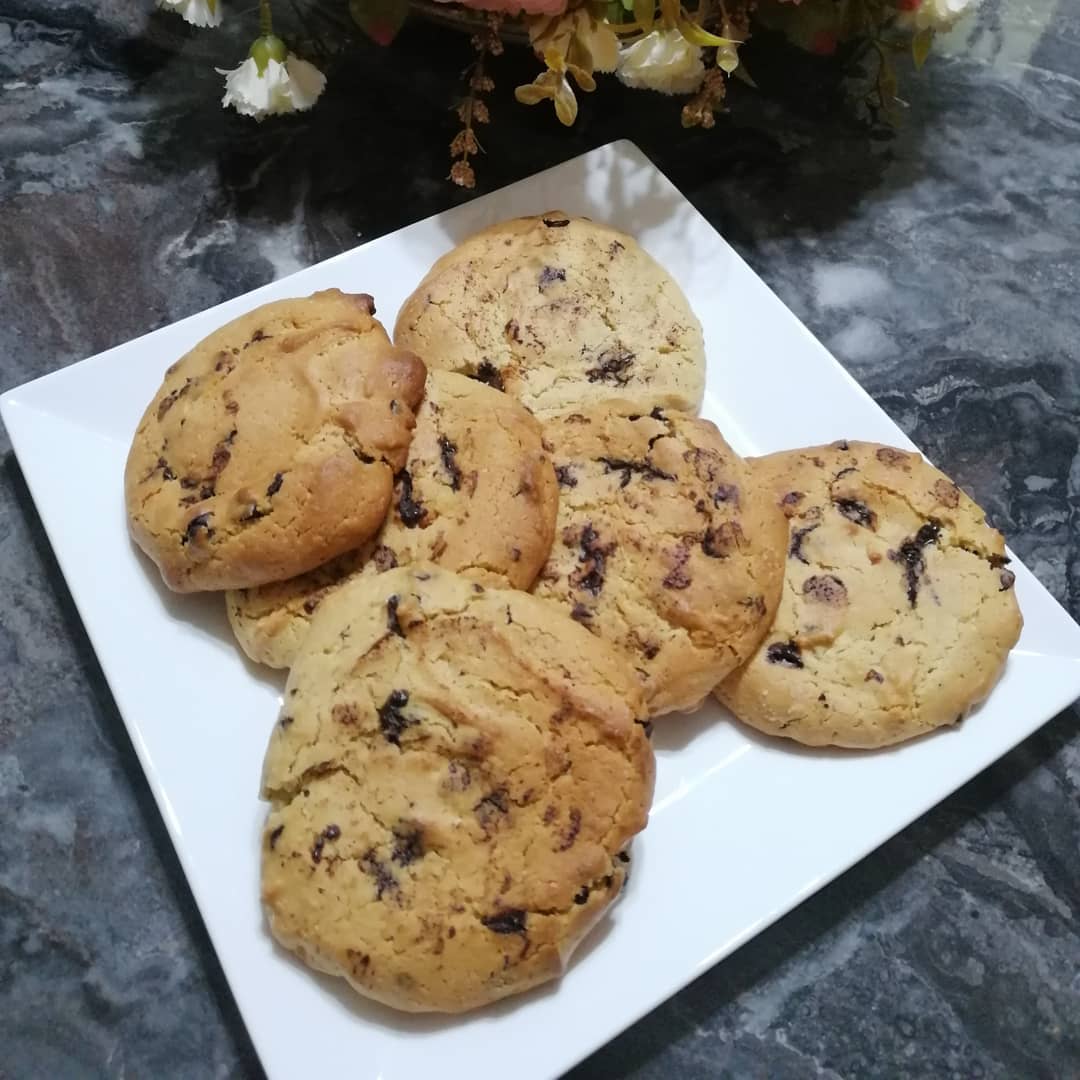 Amerikan Kurabiyesi Damla Çikolatalı Cookies Tarifi