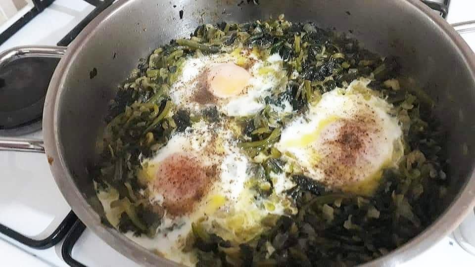 Ispanaklı Yumurta Tarifi
