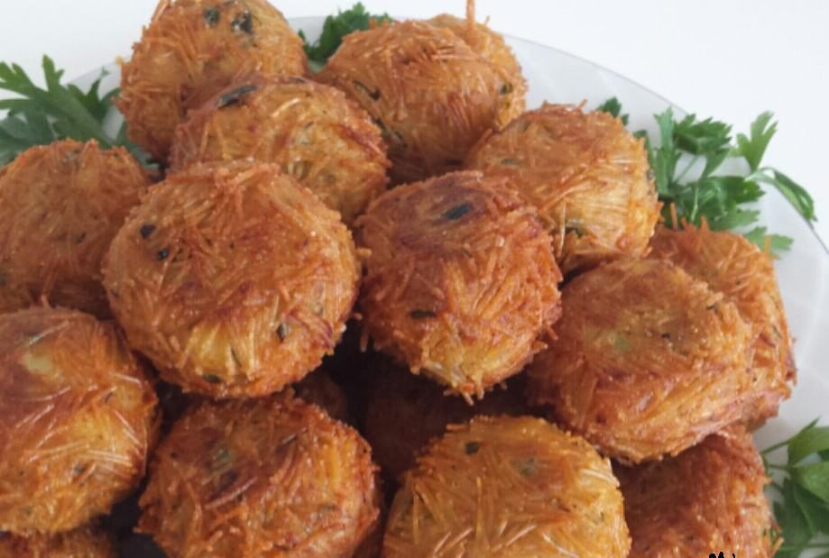 Tel Şehriyeli Patates Topları Tarifi