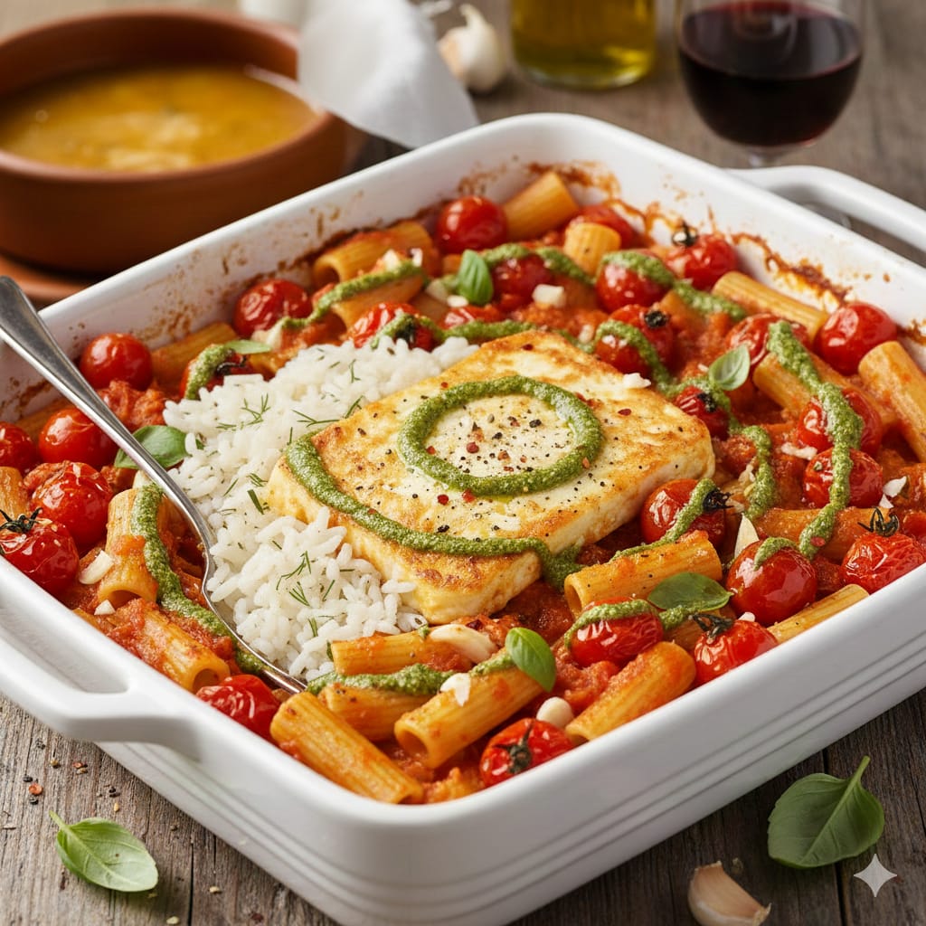 Baked Feta Paste Tarifi