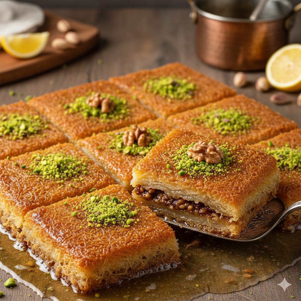 Basma Kadayıf Tatlısı Tarifi