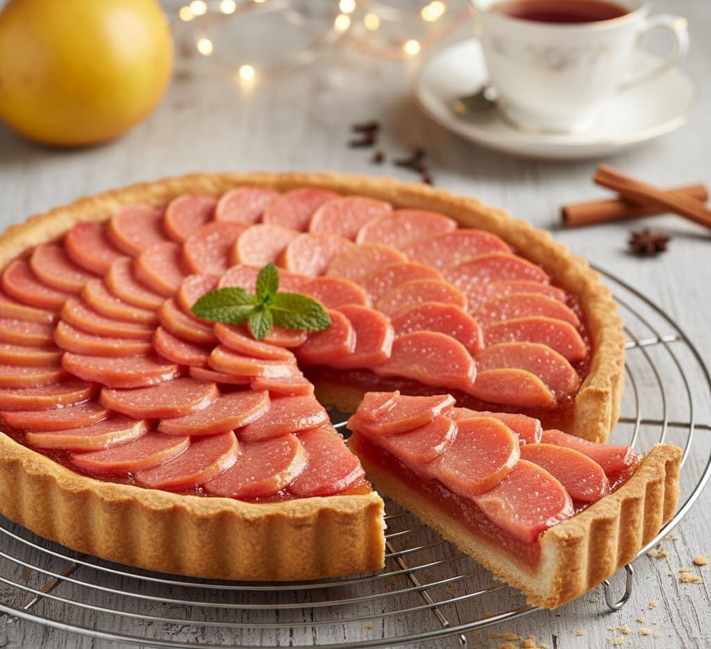Karanfil ve Tarçın Aromalı Ayvalı Tart Tarifi