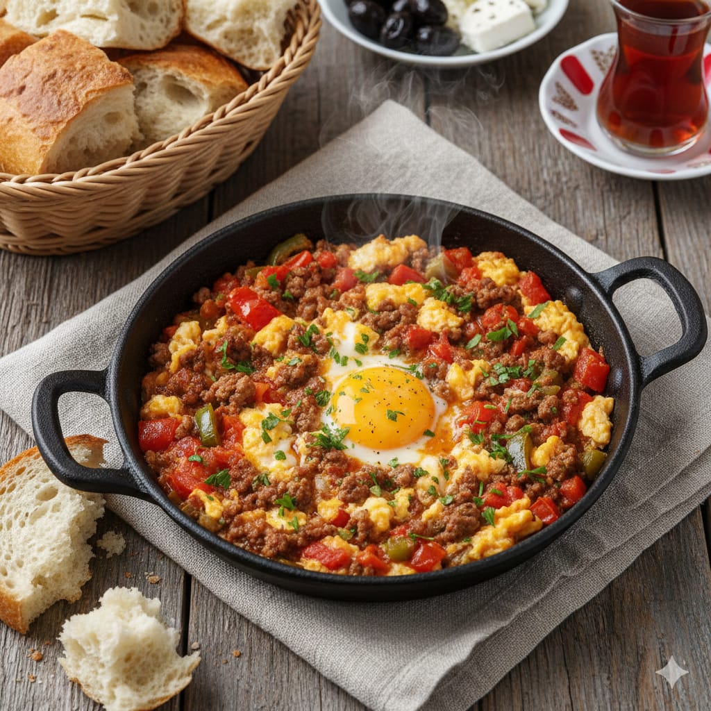 Kıymalı Menemen Tarifi