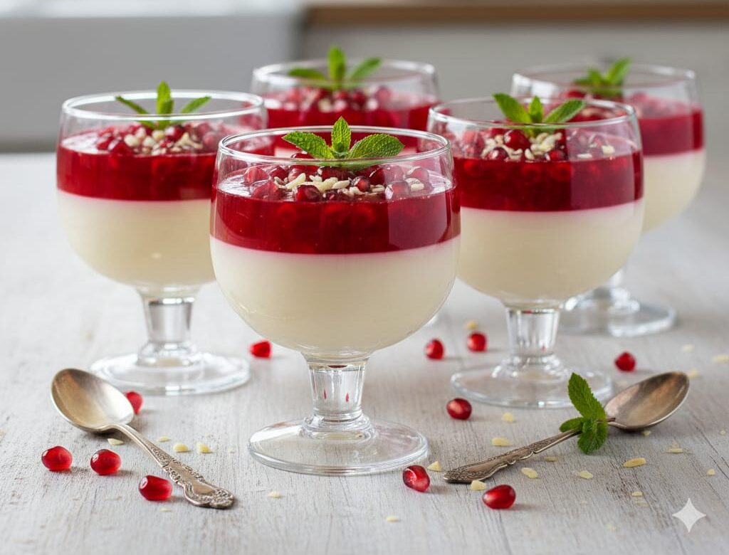 Narlı ve Vanilyalı Katmanlı Puding Tarifi