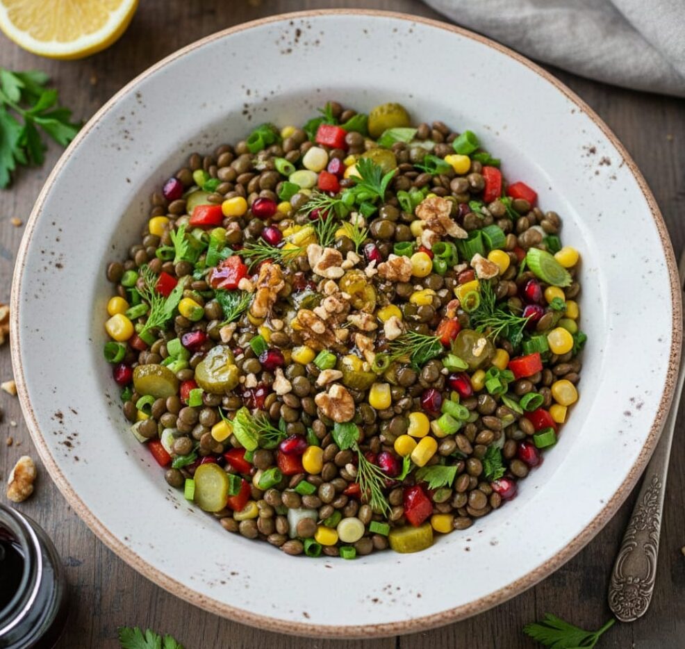 Yeşil Mercimek Salatası Tarifi