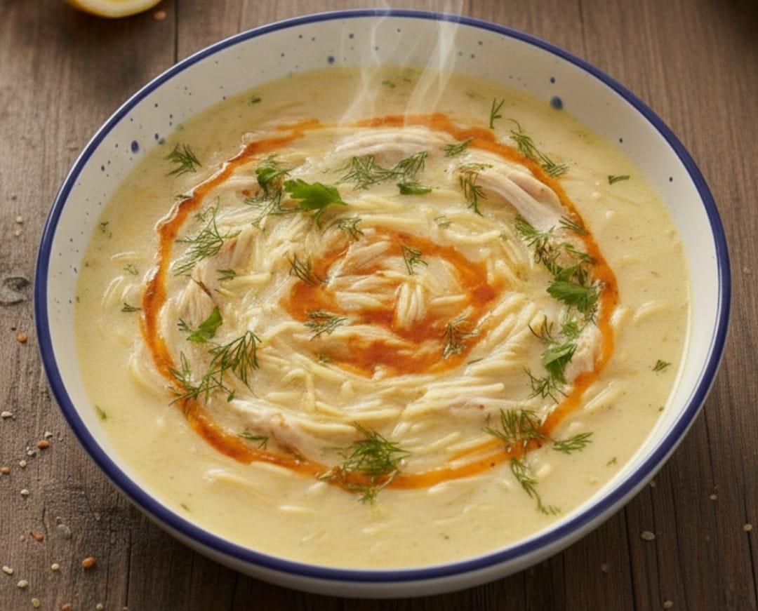Terbiyeli Tavuklu Şehriye Çorbası Tarifi