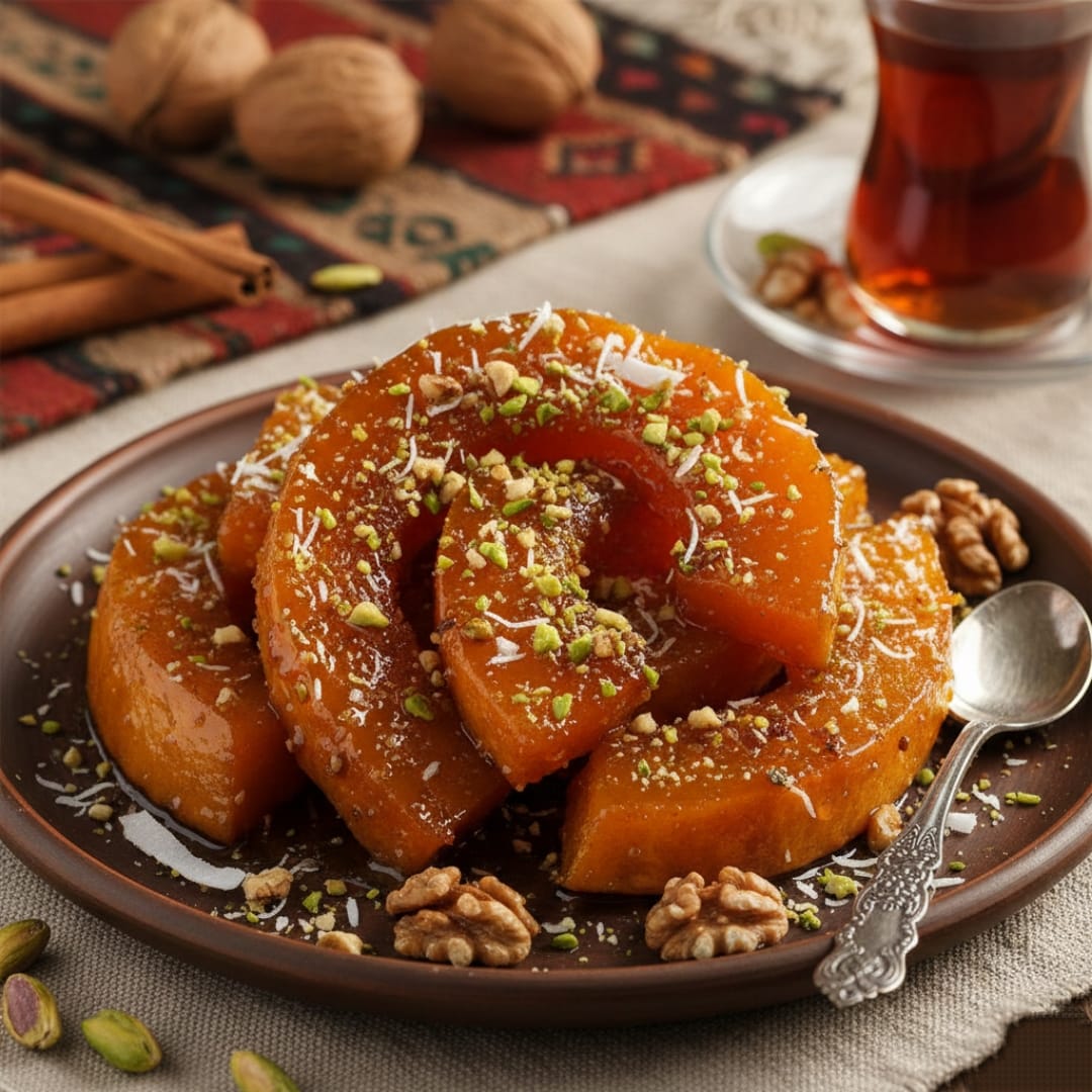 Kristal Parlaklığında Kabak Tatlısı