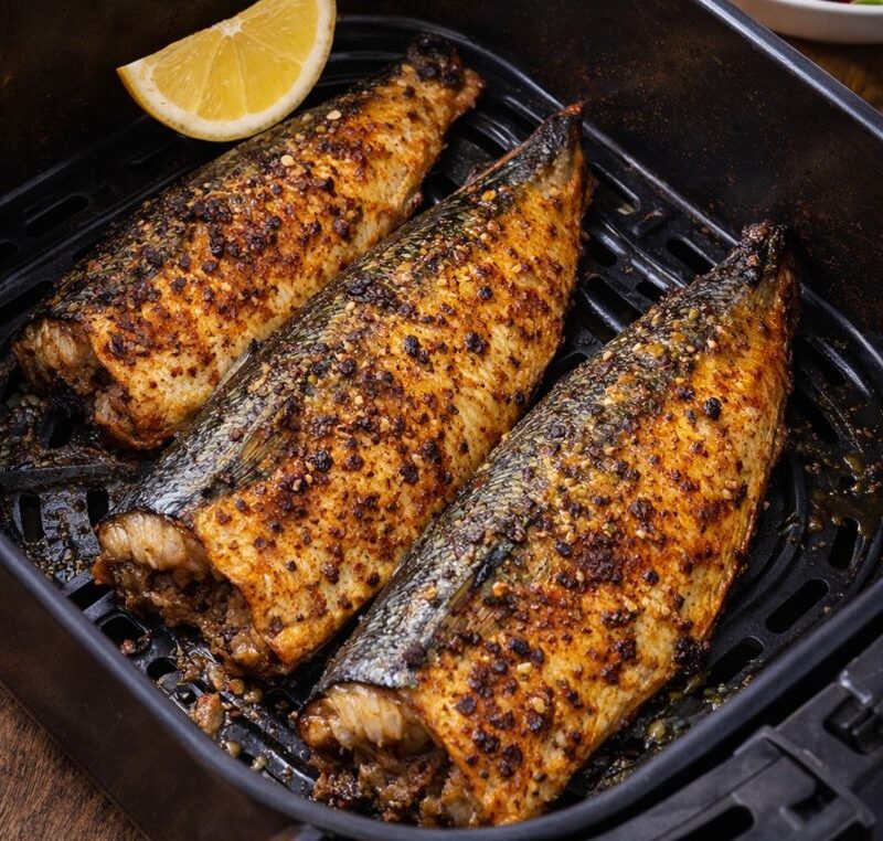 Airfryer’da Pratik ve Kokusuz Uskumru Tarifi