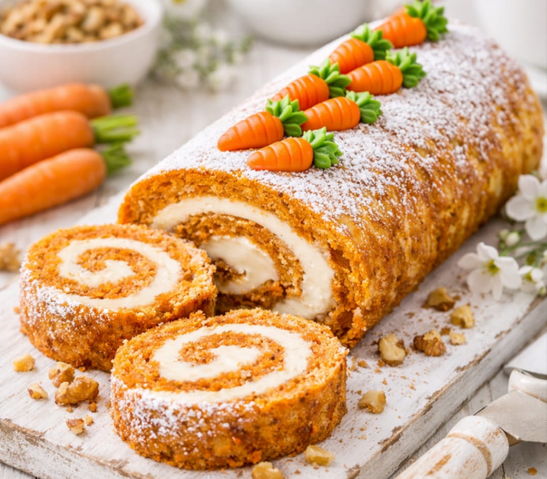 Havuçlu Rulo Tatlısı Tarifi