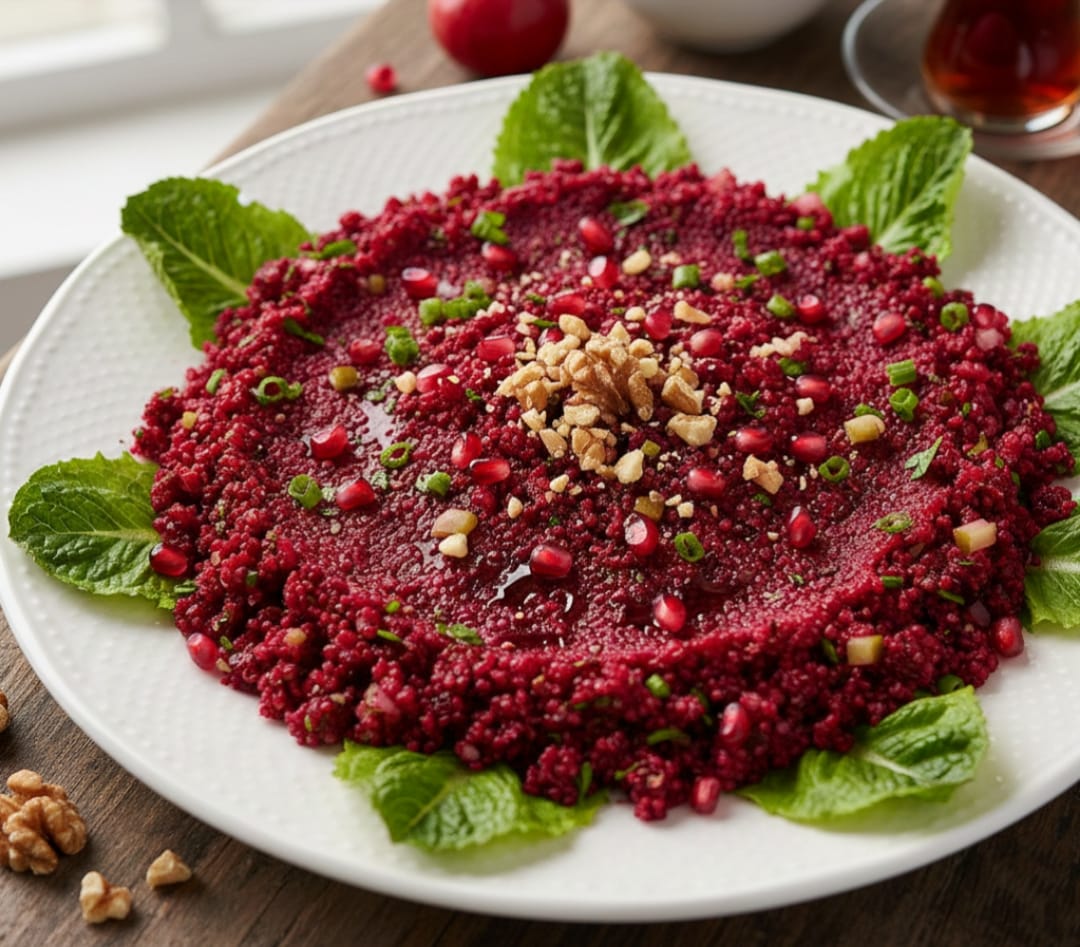 Kırmızı Pancarlı Kısır Tarifi