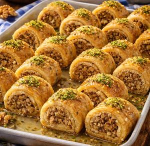 Lokmalık Cevizli Rulo Tatlı Tarifi