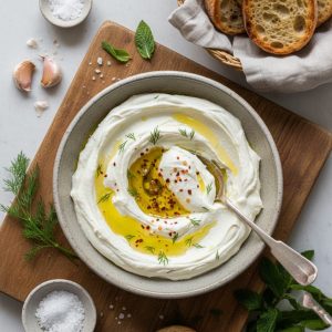 Sarımsaklı Labne Tarifi