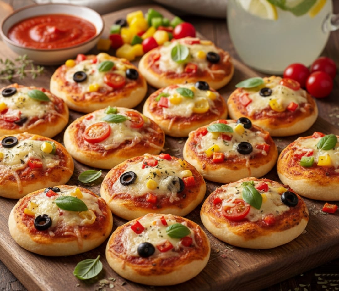 Sebzeli Mini Pizza Tarifi