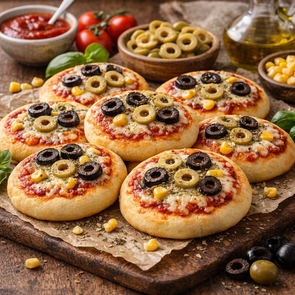 Zeytinli Mini Pizza Tarifi
