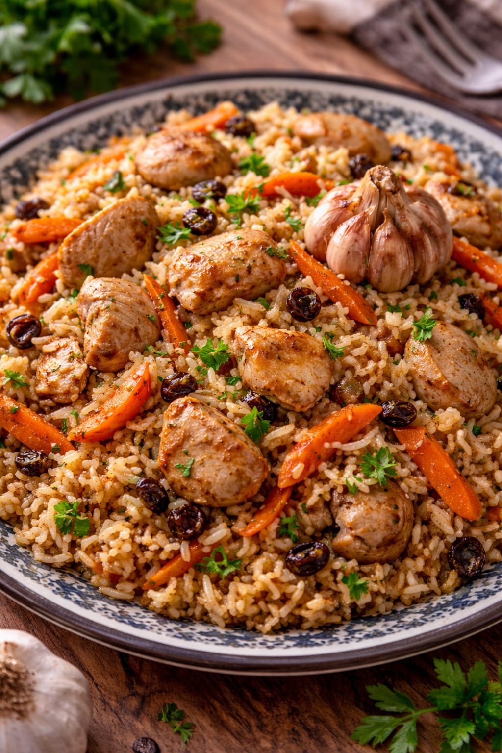 Tavuklu Özbek Pilavı Tarifi