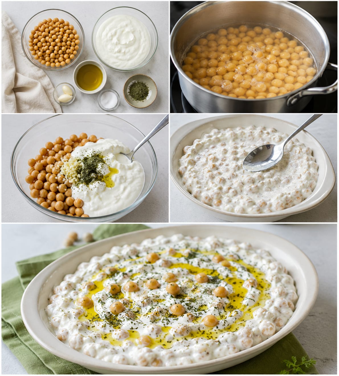 Yoğurtlu Nohut Mezesi Tarifi