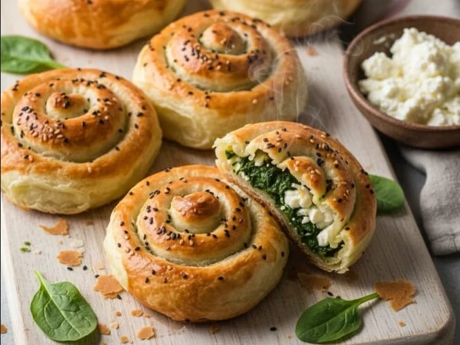 El Açması Yumuşacık Ispanaklı Gül Böreği Tarifi