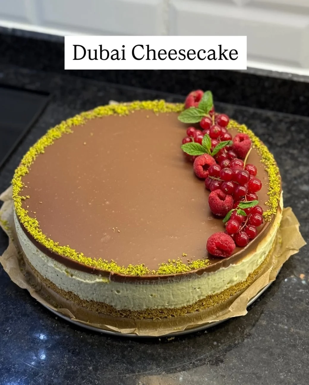 Pişirmeden Dubai Cheesecake Tarifi