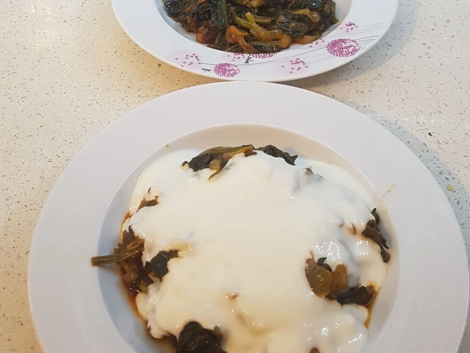 Ispanaklı Yoğurt Yemeği Tarifi