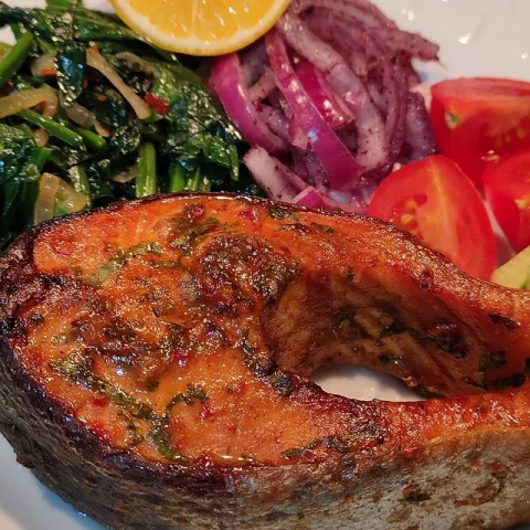 Ballı,Portakallı, Nar Ekşili Somon Tarifi