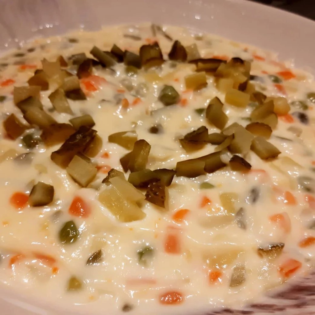 Rus Salatası 'Ev Yapımı Mayonez Tarifi