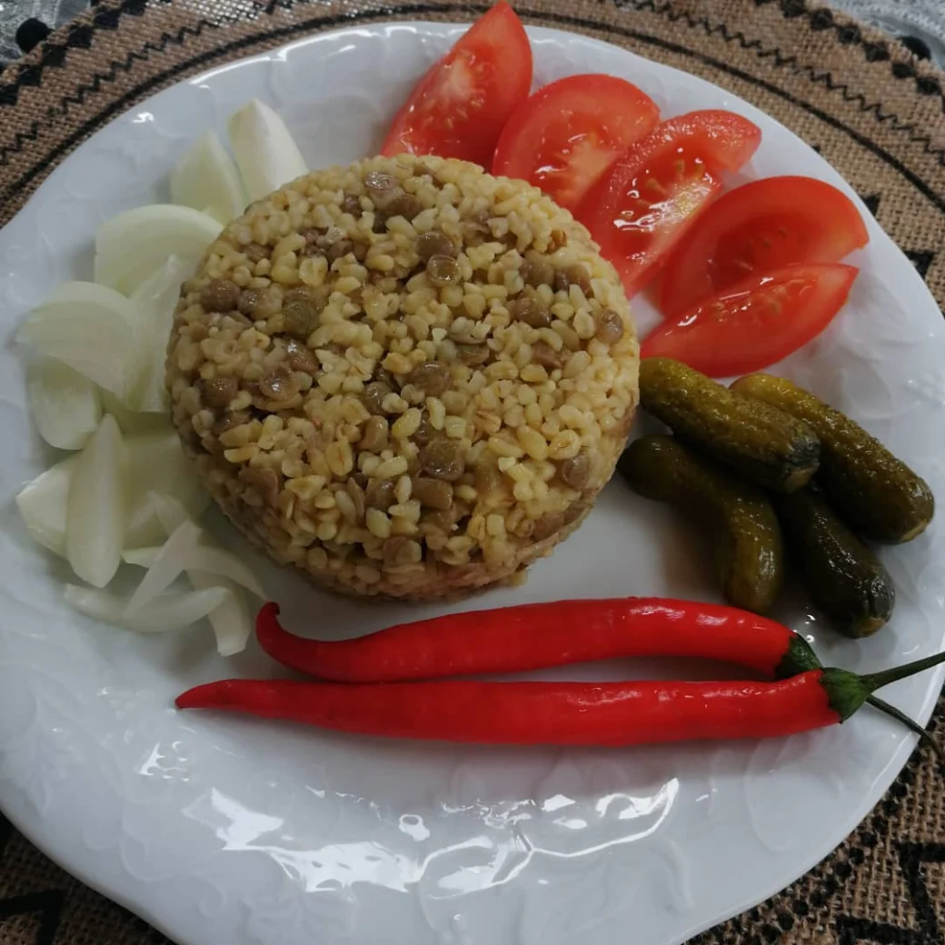 Mercimekli Bulgur Pilavı Tarifi