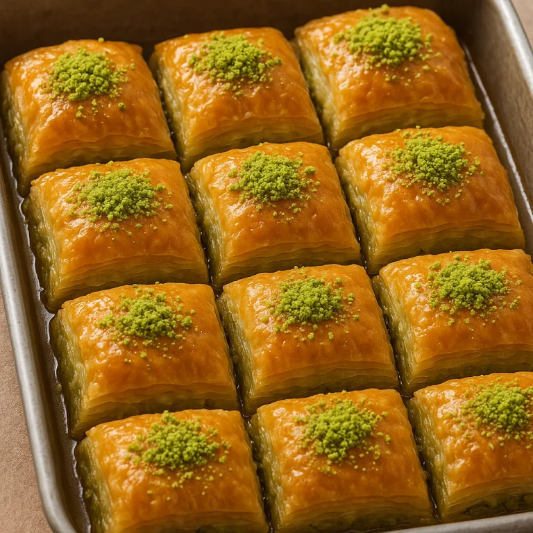 Ev Yapımı Fıstıklı Baklava Tarifi