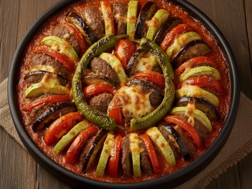 Sebzeli Köfteli Dizme Yemeği Tarifi