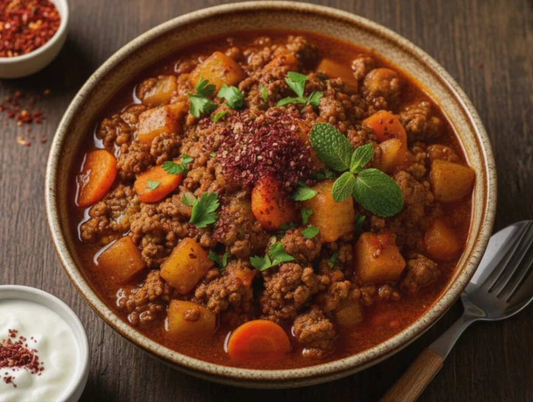 Kıymalı Baharatlı Kereviz Yemeği Tarifi