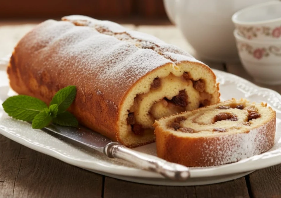 Tarçınlı ve Cevizli Elmalı Rulo Pasta Tarifi