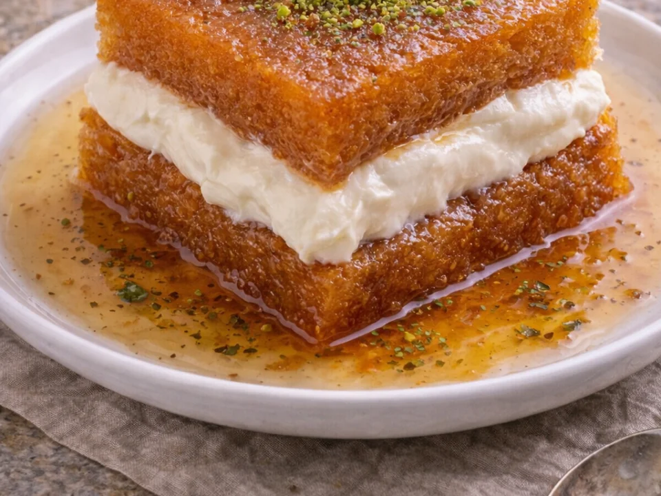 Kaymaklı Ekmek Kadayıfı Tarifi