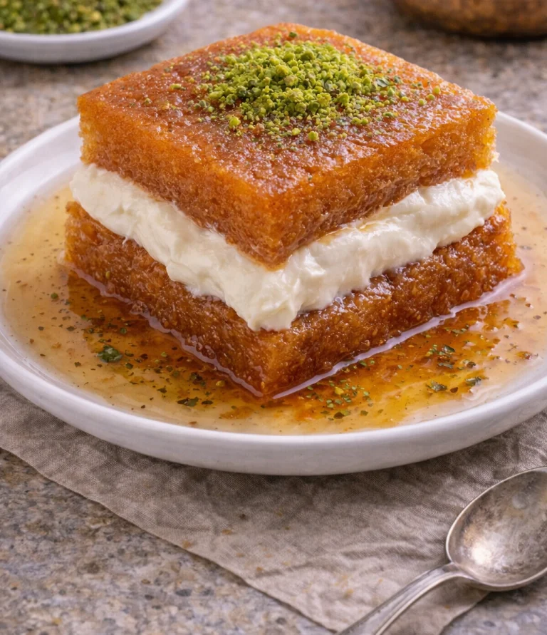 Kaymaklı Ekmek Kadayıfı Tarifi